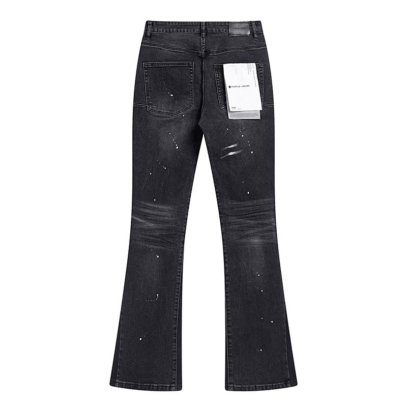 Men's Purple Fashionable Casual Jeans Pants Size 30-38