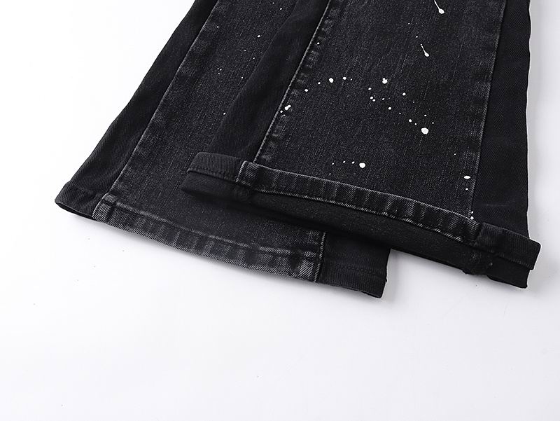 Men's Purple Fashionable Casual Jeans Pants Size 30-38