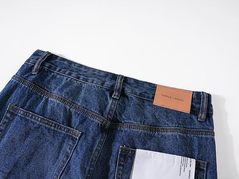 Men's Purple Fashionable Casual Jeans Pants Size 30-38