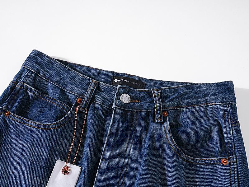 Men's Purple Fashionable Casual Jeans Pants Size 30-38