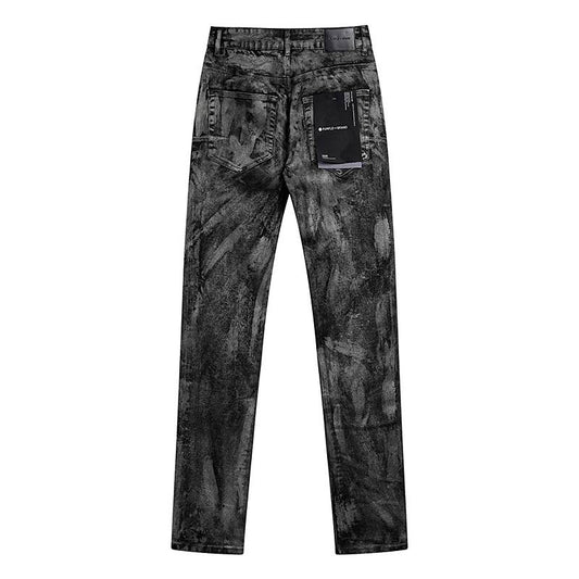 Men's Purple Fashionable Casual Jeans Pants Size 30-38