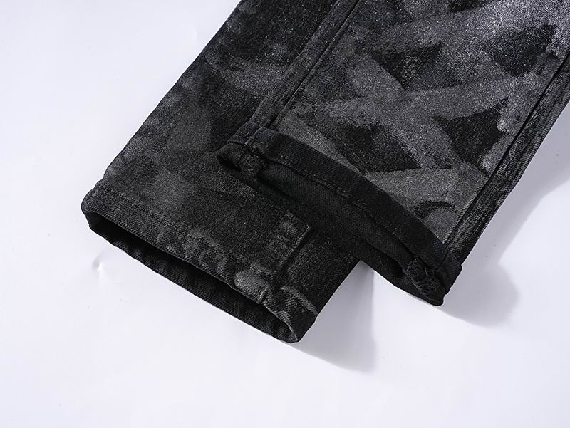 Men's Purple Fashionable Casual Jeans Pants Size 30-38