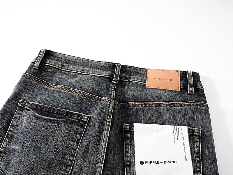 Men's Purple Fashionable Casual Jeans Pants Size 30-38