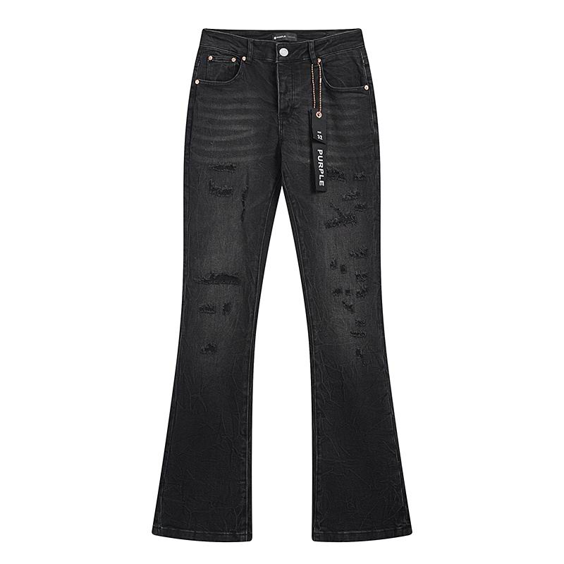 Men's Purple Fashionable Casual Jeans Pants Size 30-38