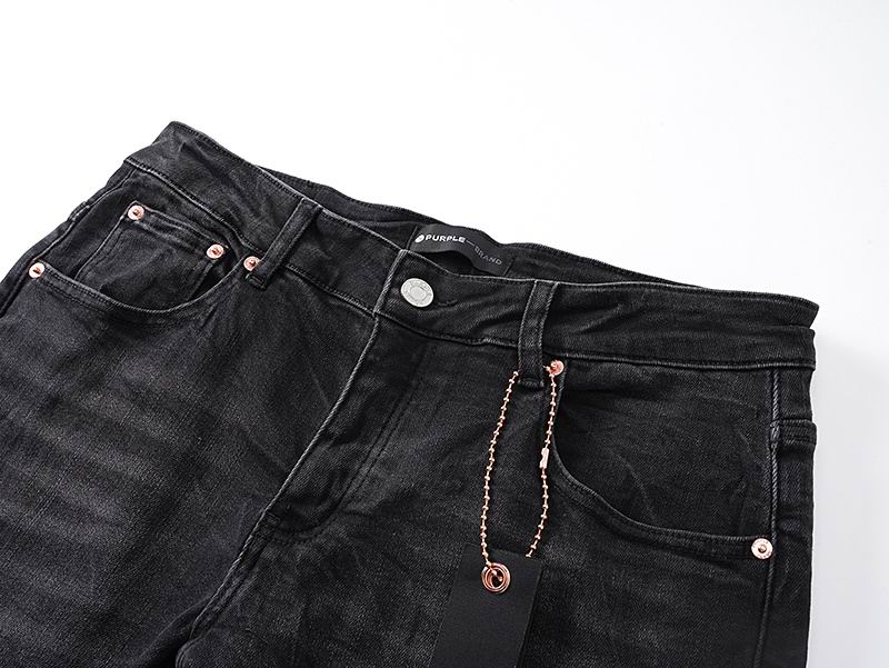 Men's Purple Fashionable Casual Jeans Pants Size 30-38