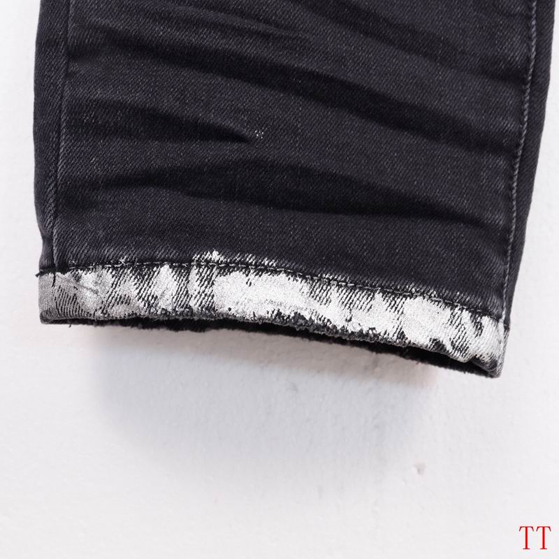 Men's Purple Fashionable Casual Jeans Pants Size 28-38