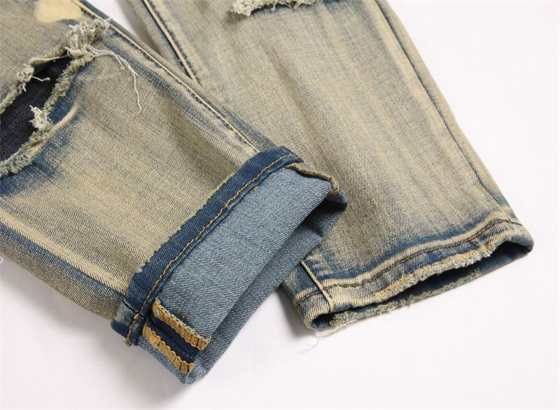 Men's Purple Fashionable Casual Jeans Pants Size 29-38