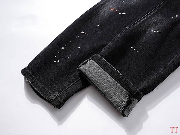 Men's Purple Fashionable Casual Jeans Pants Size 30-38