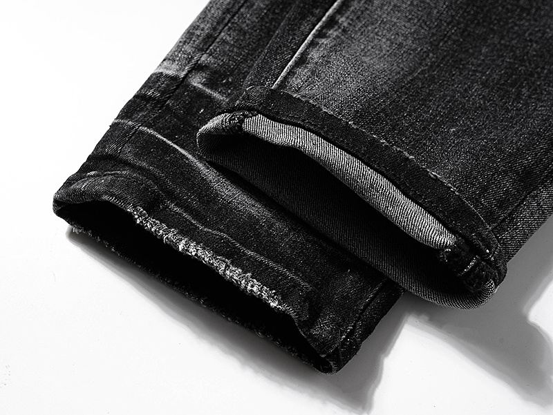 Men's Purple Fashionable Casual Jeans Pants Size 30-38