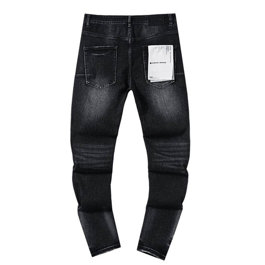 Men's Purple Fashionable Casual Jeans Pants Size 30-38