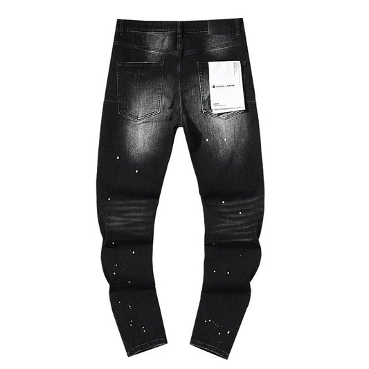 Men's Purple Fashionable Casual Jeans Pants Size 30-38