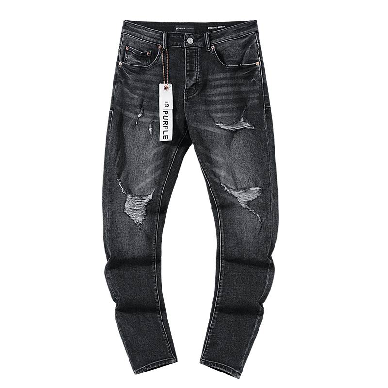 Men's Purple Fashionable Casual Jeans Pants Size 30-38
