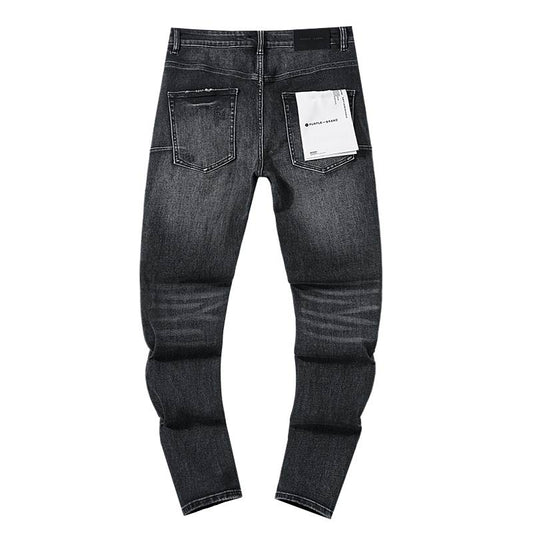 Men's Purple Fashionable Casual Jeans Pants Size 30-38