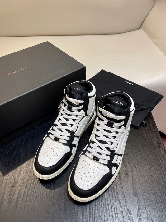 Amiri Leather High Top Sneakers Shoes