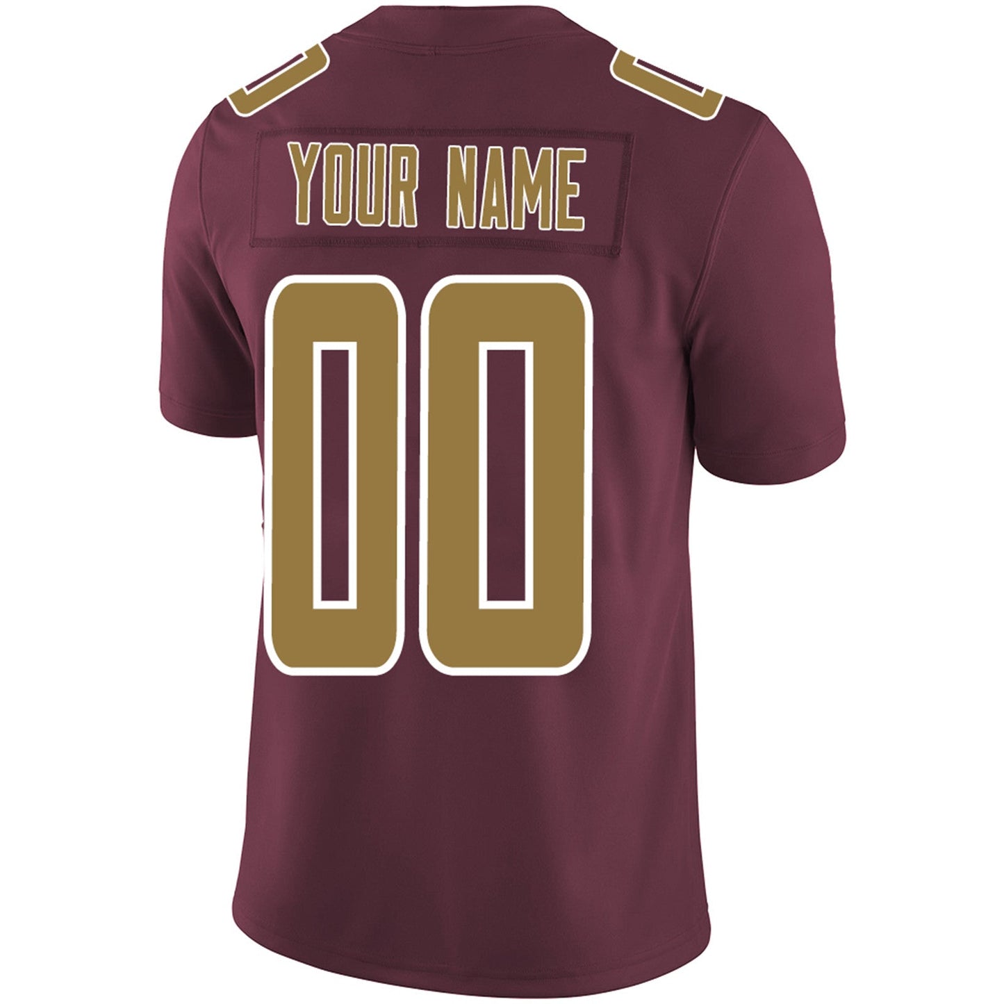 Custom Team Player or Personalized Design Your Own Name for Men's Women's Youth Jerseys Burgundy Football Jerseys