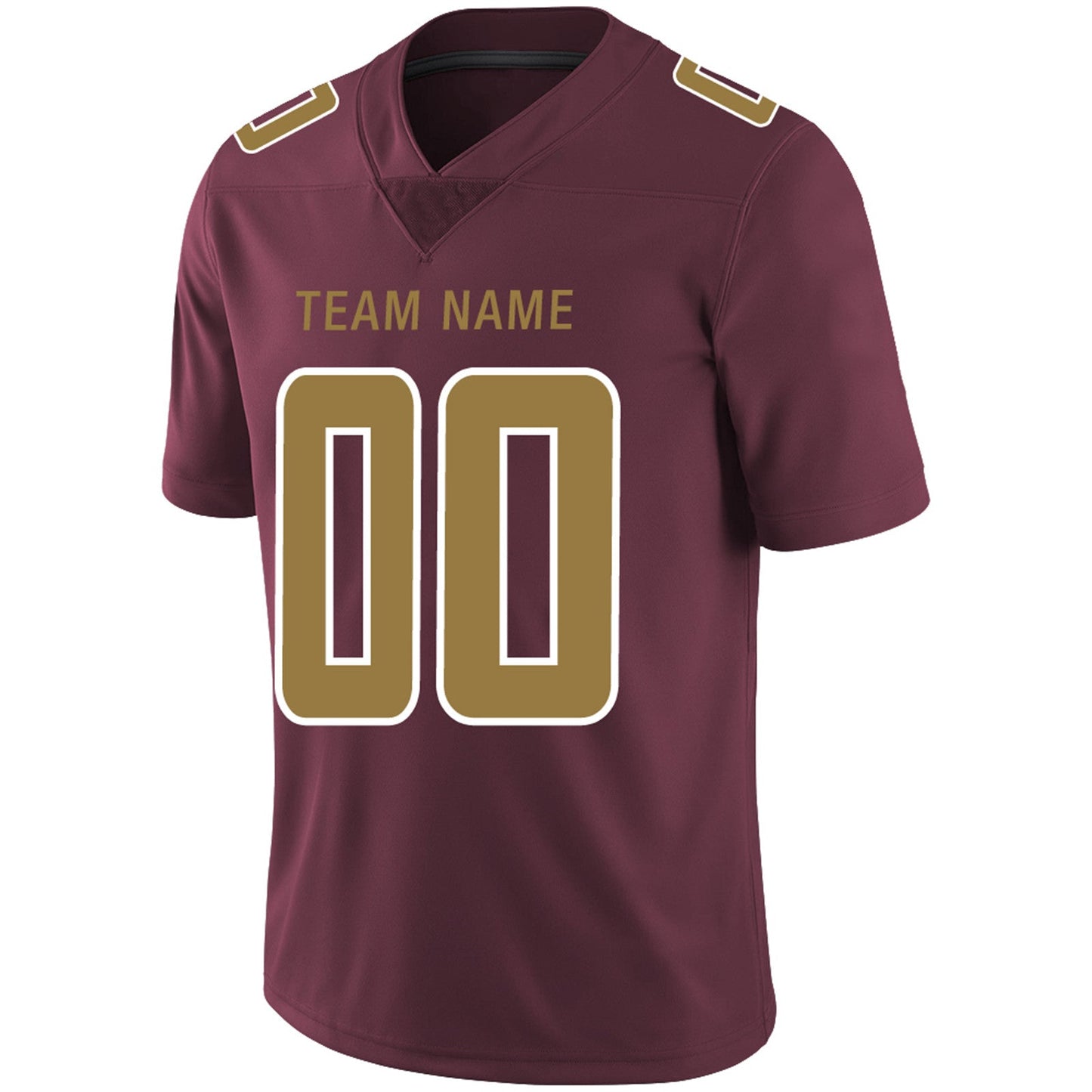 Custom Team Player or Personalized Design Your Own Name for Men's Women's Youth Jerseys Burgundy Football Jerseys