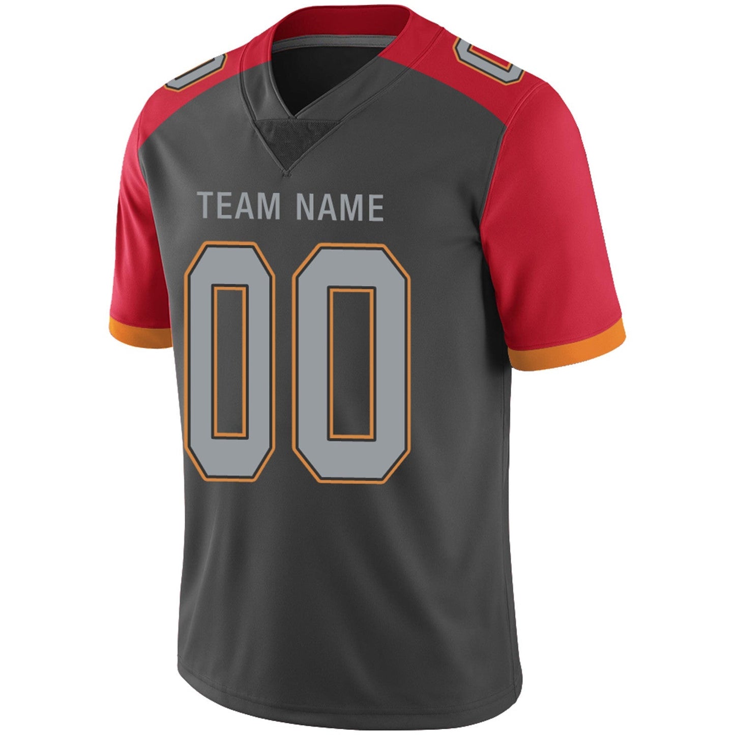 Custom Football Jerseys Team Player or Personalized Design Your Own Name for Men's Women's Youth Jerseys Red
