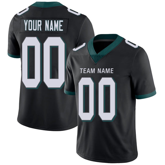 Custom Football Jerseys Team Player or Personalized Design Your Own Name for Men's Women's Youth Jerseys Green
