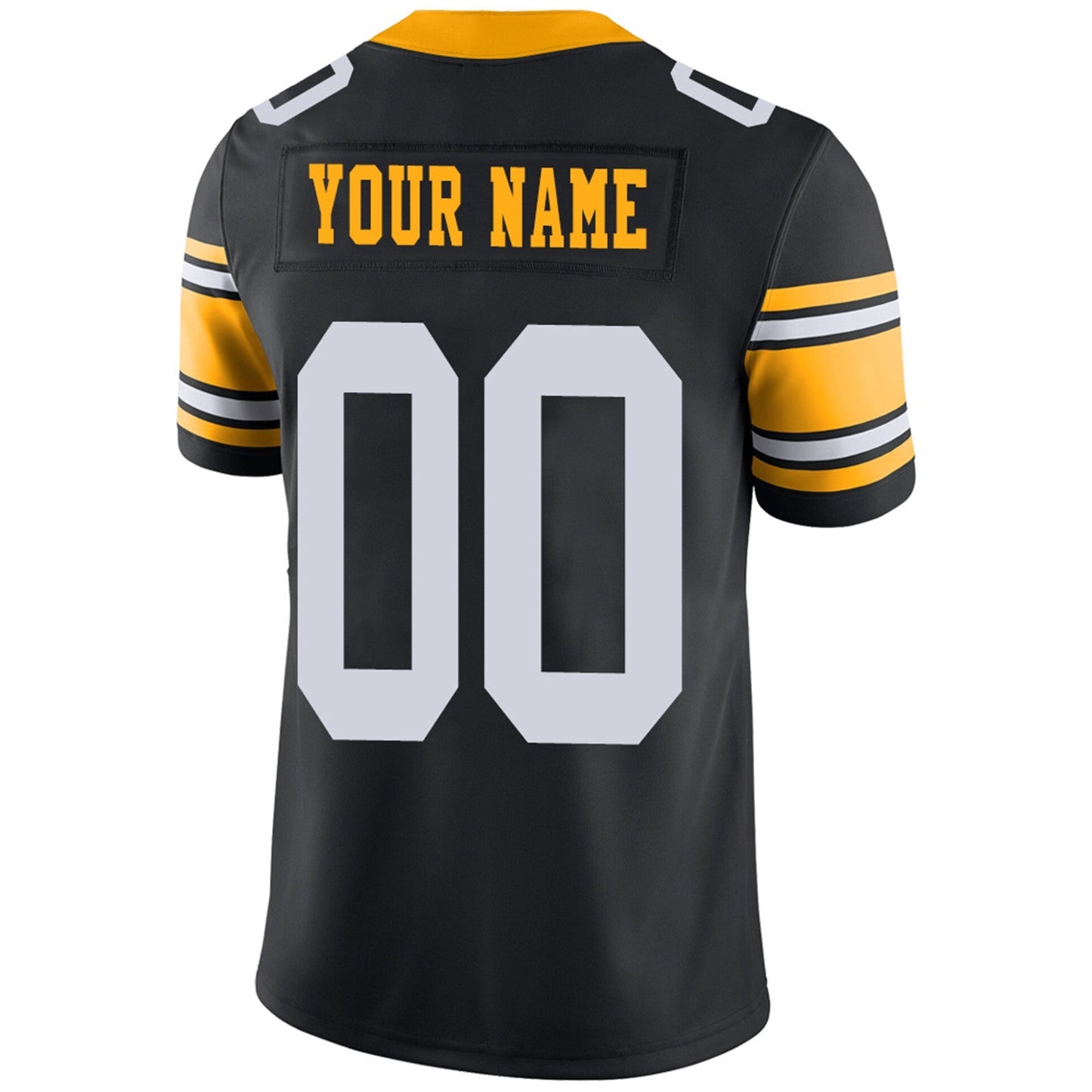 Custom Football Jerseys Team Player or Personalized Design Your Own Name for Men's Women's Youth Jerseys Black