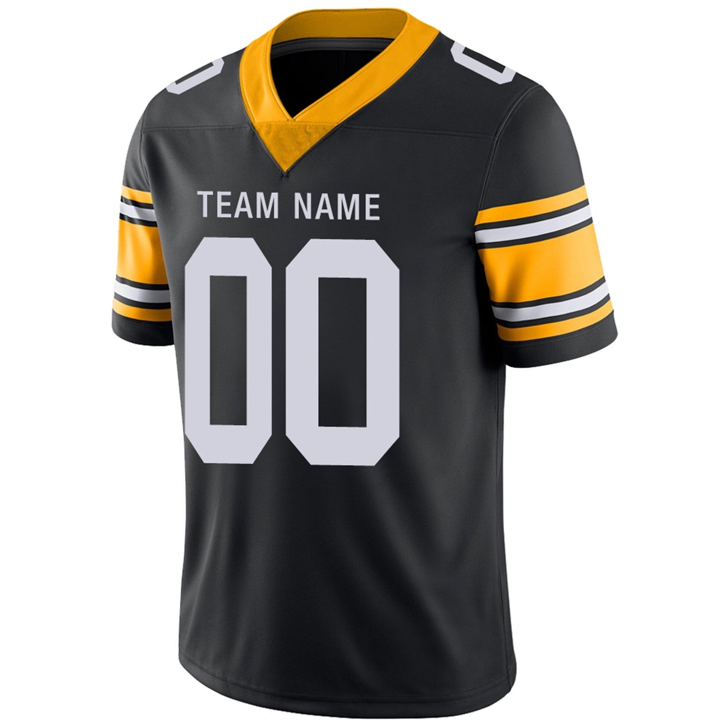 Custom Football Jerseys Team Player or Personalized Design Your Own Name for Men's Women's Youth Jerseys Black