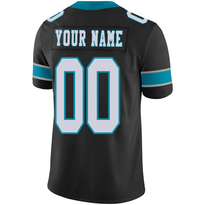 Custom Football Jerseys Team Player or Personalized Design Your Own Name for Men's Women's Youth Jerseys Blue