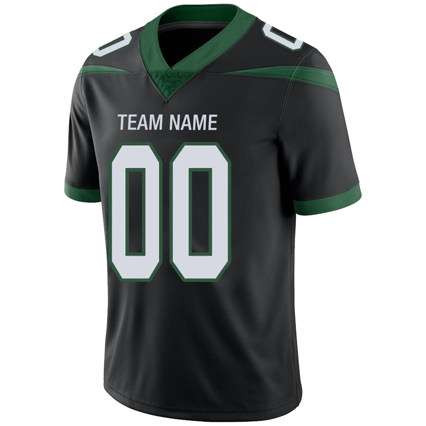Custom Football Jerseys Team Player or Personalized Design Your Own Name for Men's Women's Youth Jerseys Green