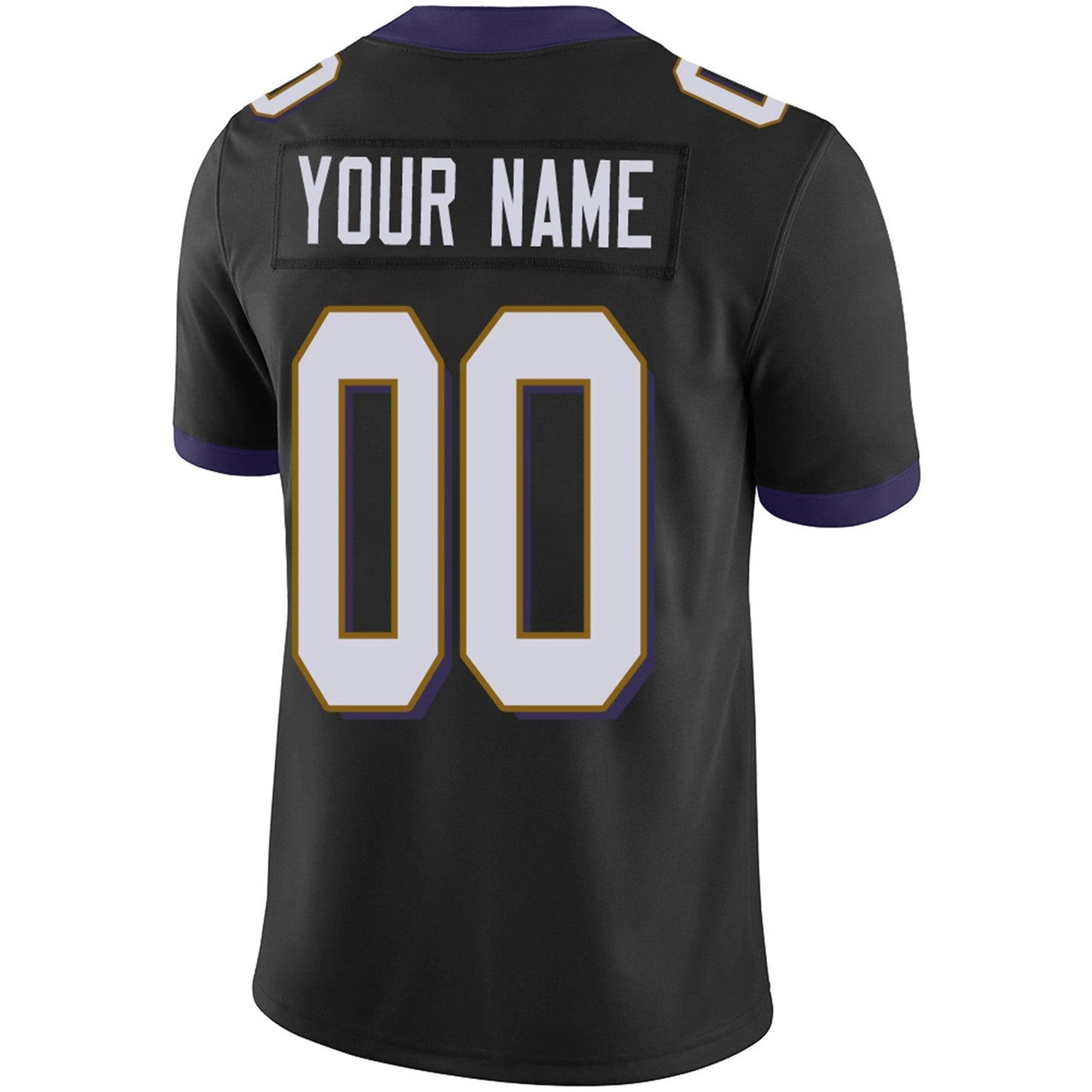 Custom Football JerseyS Team Player or Personalized Design Your Own Name for Men's Women's Youth Jerseys Purple