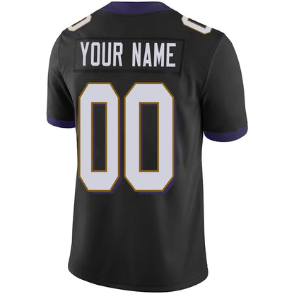 Custom Football JerseyS Team Player or Personalized Design Your Own Name for Men's Women's Youth Jerseys Purple