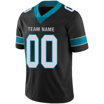 Custom Football Jerseys Team Player or Personalized Design Your Own Name for Men's Women's Youth Jerseys Blue