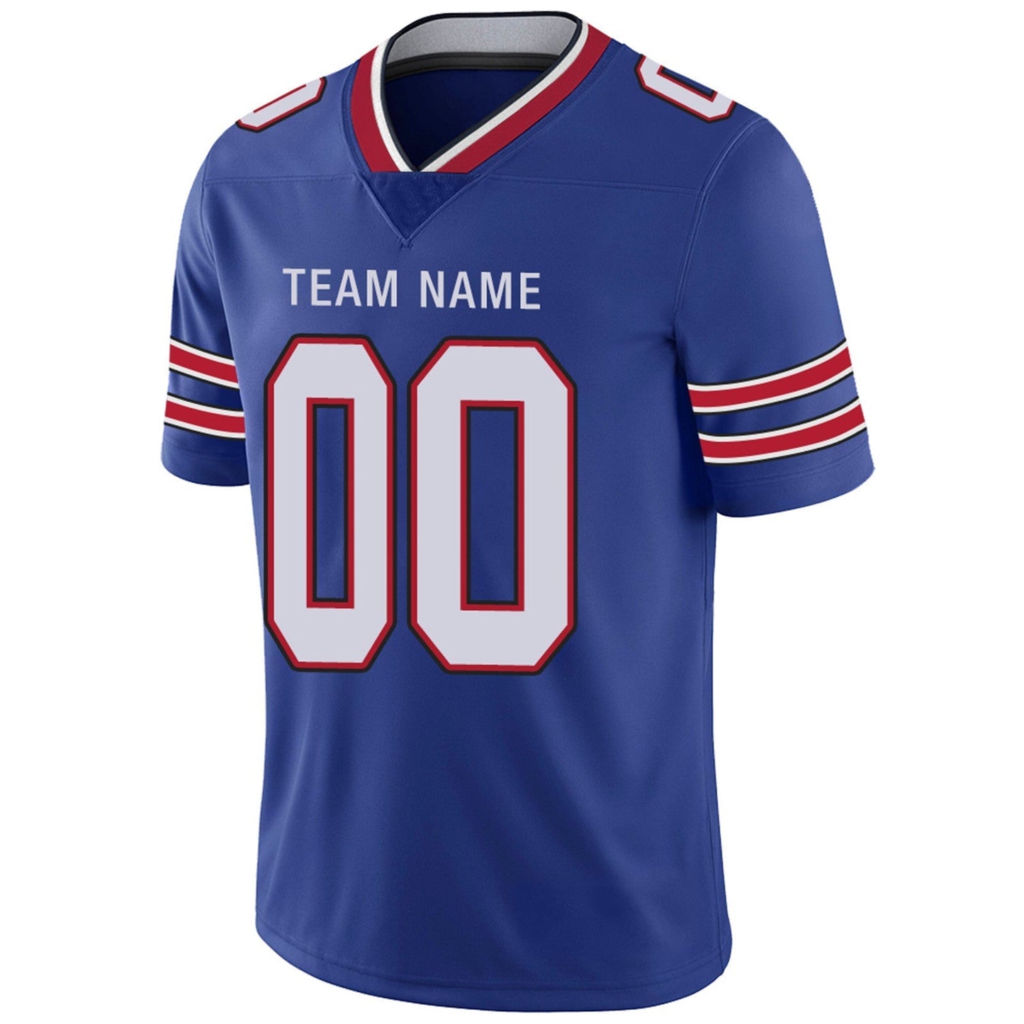 Custom Football Jerseys Team Player or Personalized Design Your Own Name for Men's Women's Youth Jerseys Royal