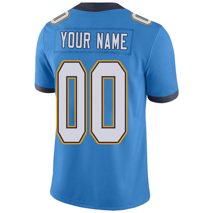 Custom Football Jerseys Team Player or Personalized Design Your Own Name for Men's Women's Youth Jerseys Navy