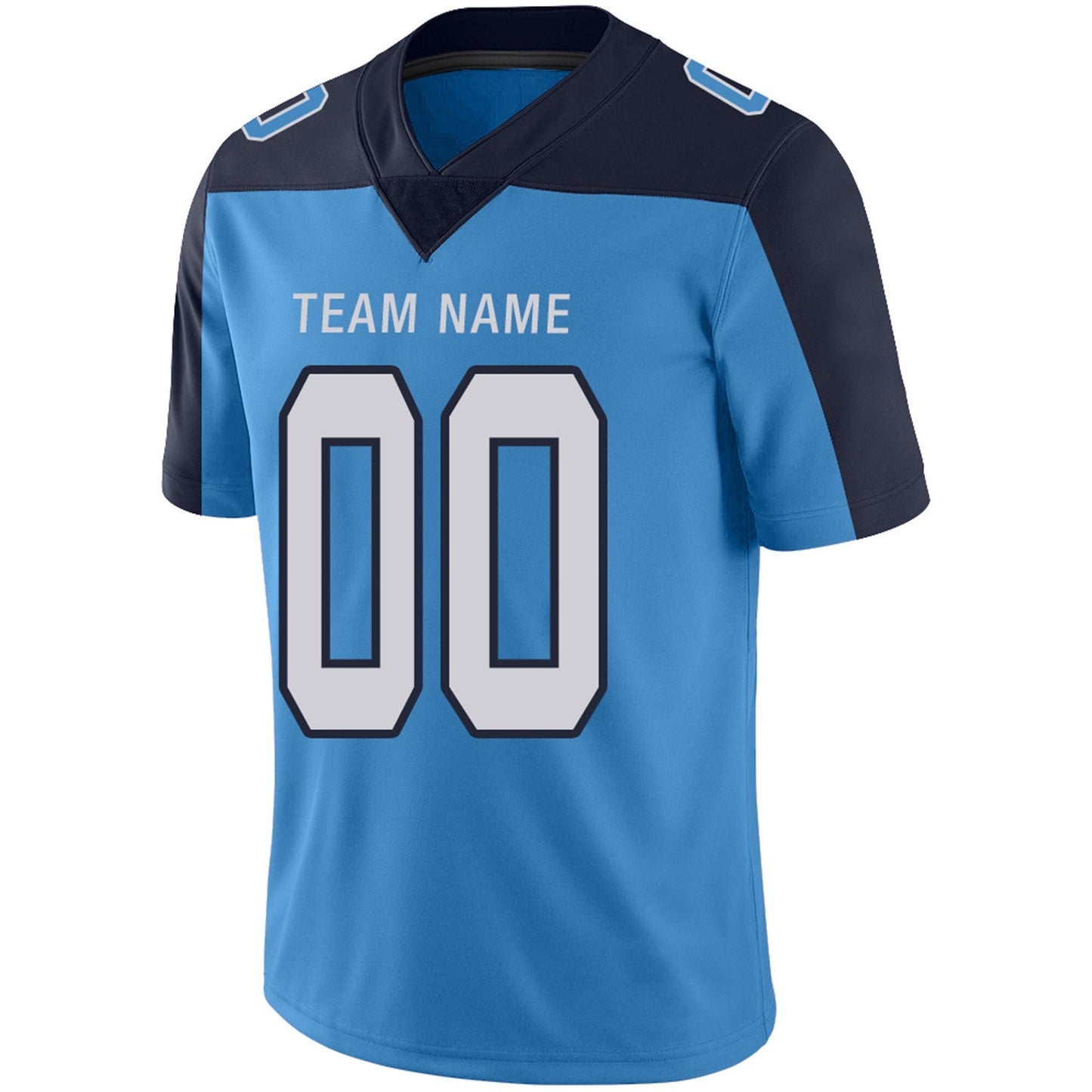 Custom Football Jerseys Team Player or Personalized Design Your Own Name for Men's Women's Youth Jerseys Navy