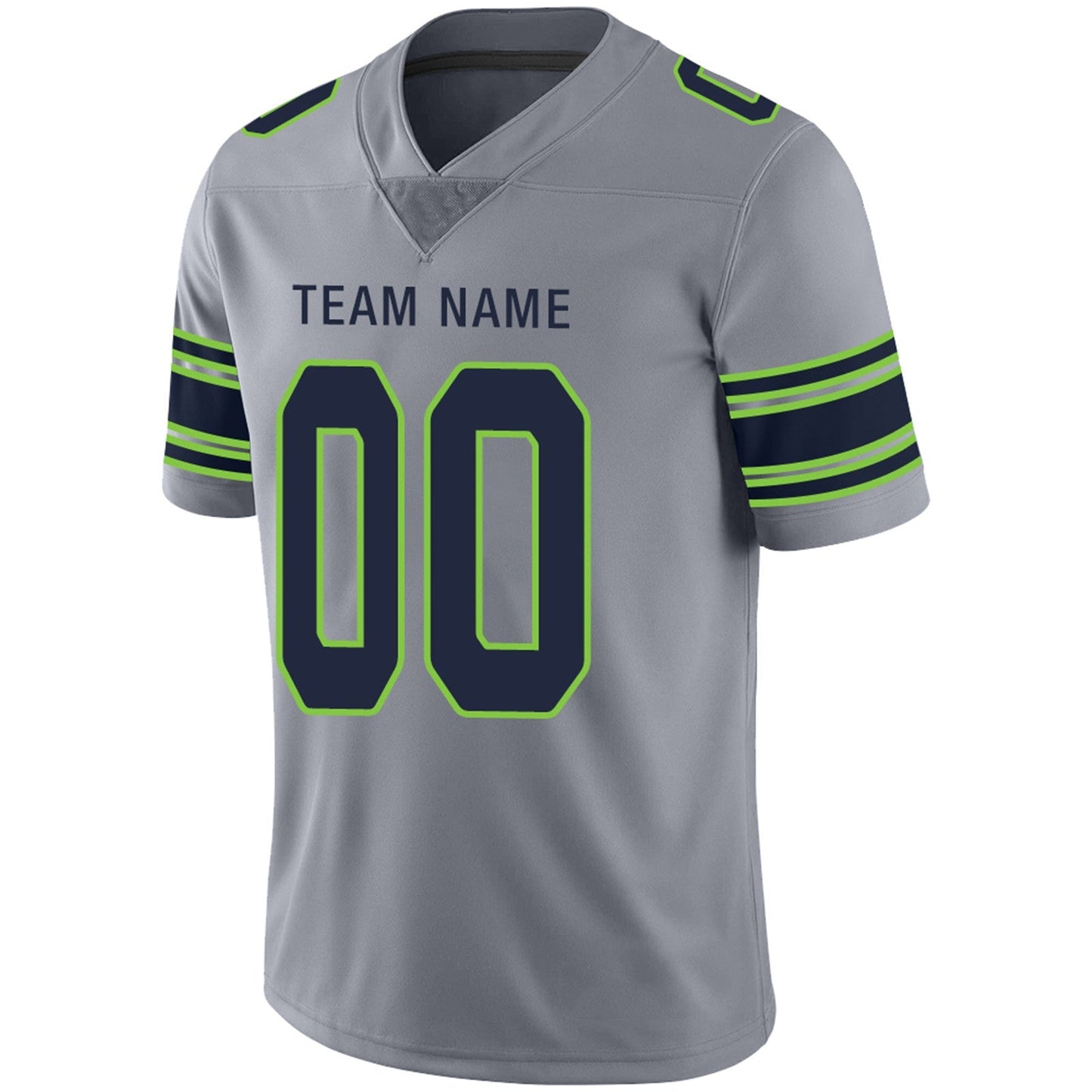 Custom Football Jerseys Team Player or Personalized Design Your Own Name for Men's Women's Youth Jerseys Navy