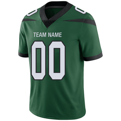 Custom Football Jerseys Team Player or Personalized Design Your Own Name for Men's Women's Youth Jerseys Green