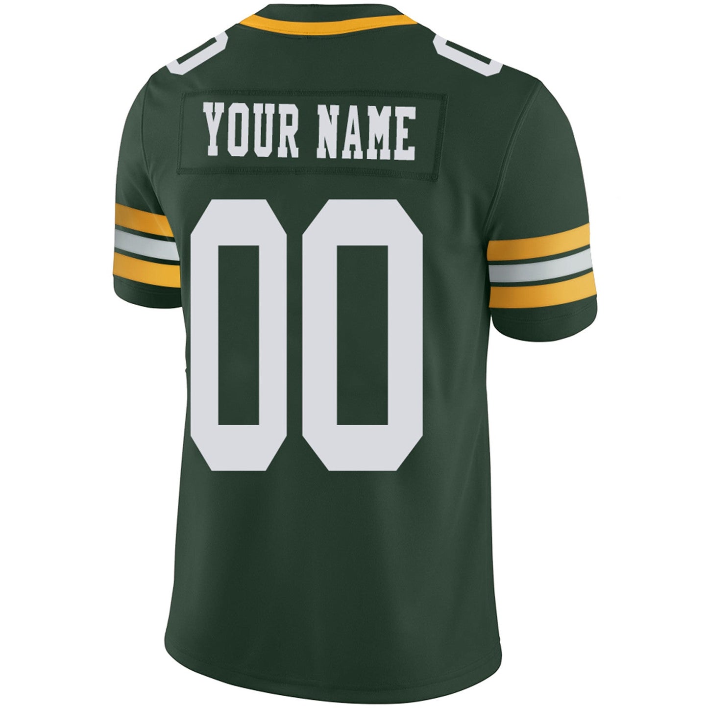 Custom Football Jerseys Team Player or Personalized Design Your Own Name for Men's Women's Youth Jerseys Green