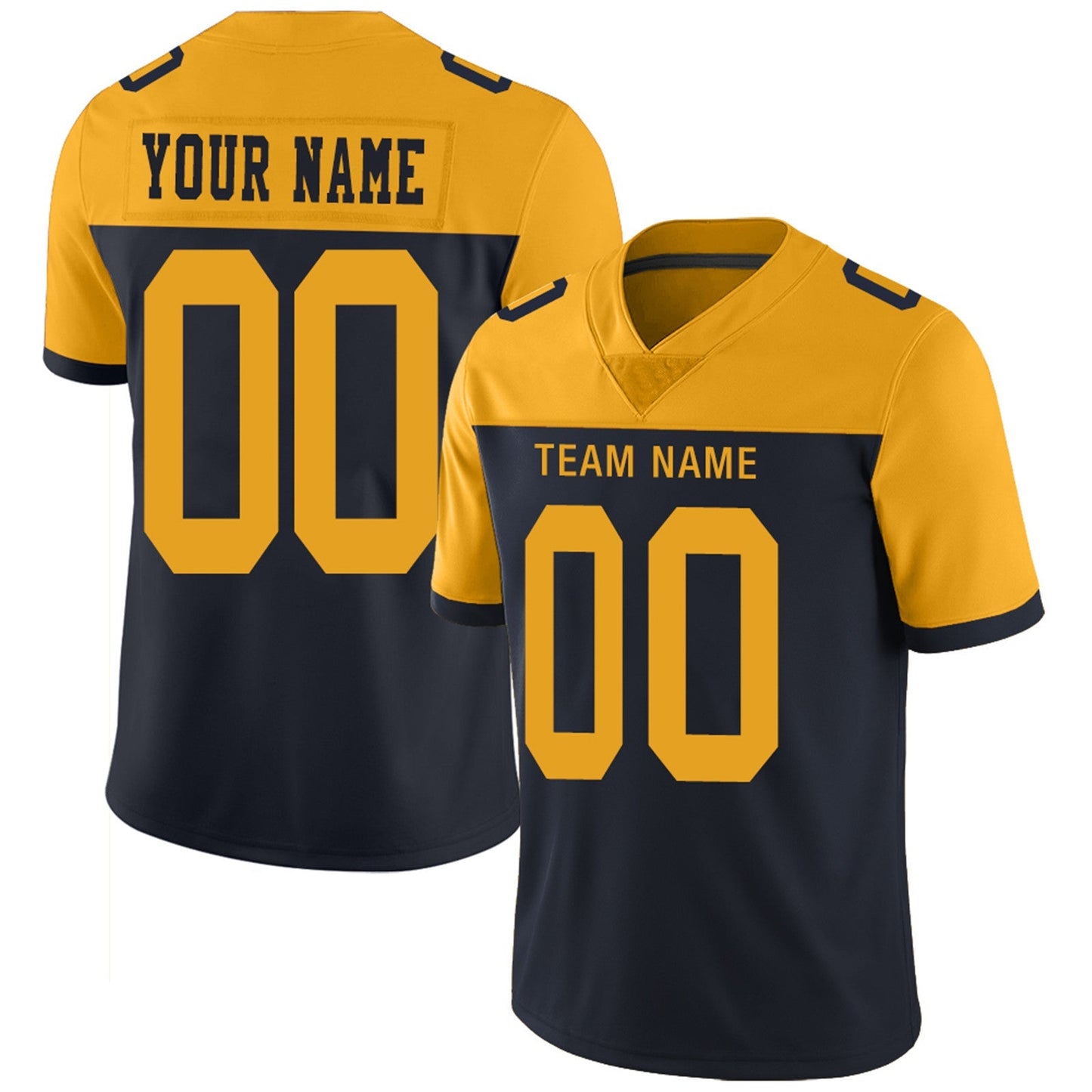 Custom Football Jerseys Team Player or Personalized Design Your Own Name for Men's Women's Youth Jerseys Green