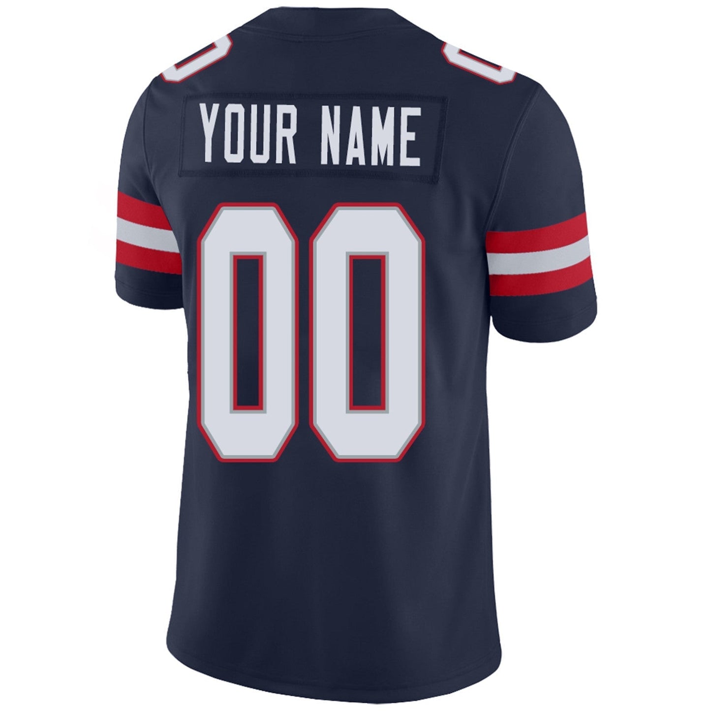 Custom Football Jerseys Team Player or Personalized Design Your Own Name for Men's Women's Youth Jerseys Navy