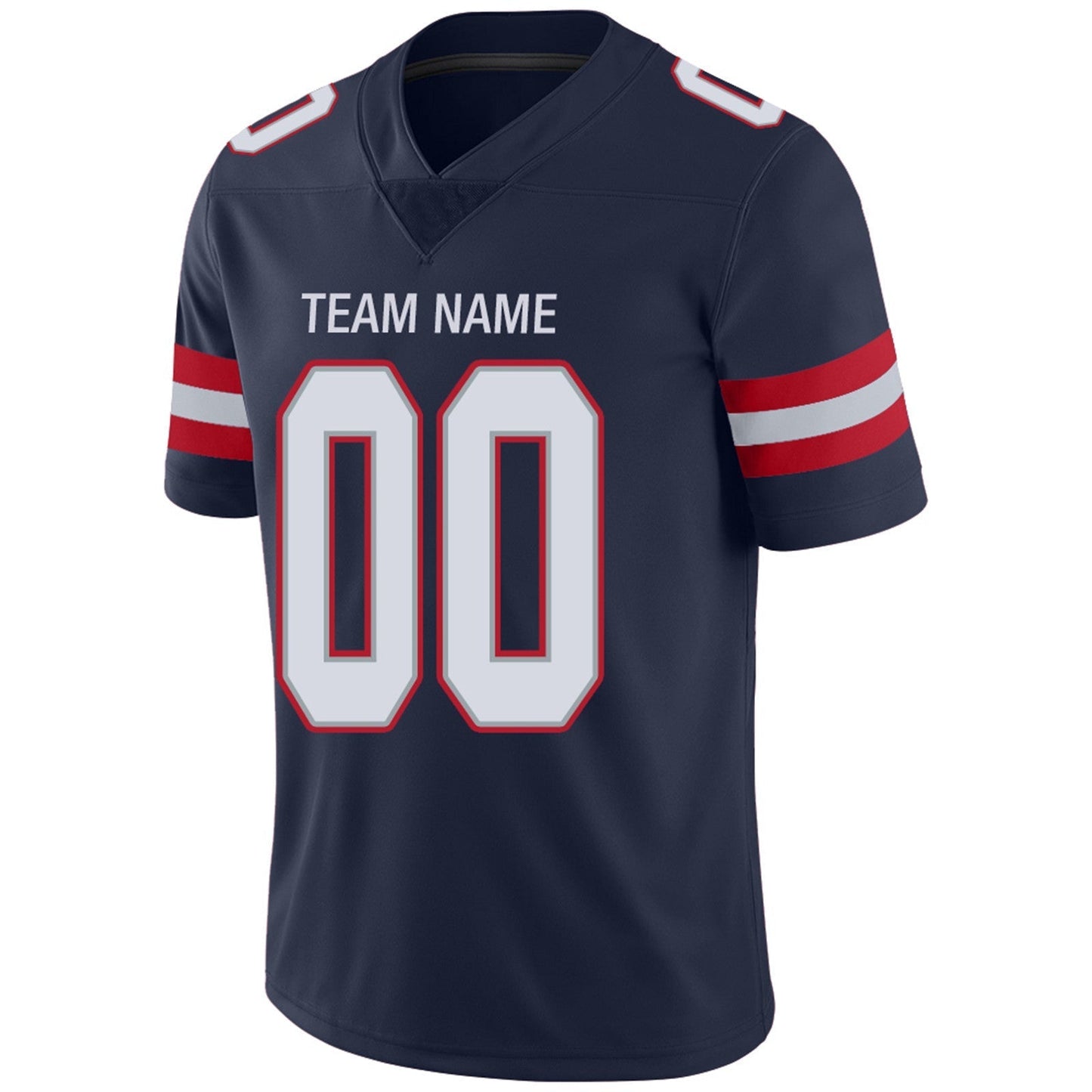 Custom Football Jerseys Team Player or Personalized Design Your Own Name for Men's Women's Youth Jerseys Navy