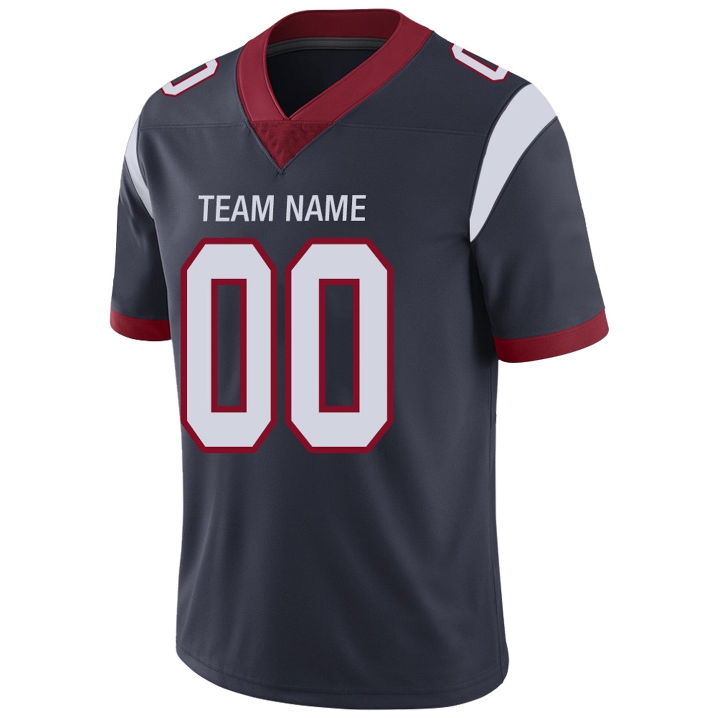 Custom Football Jerseys Team Player or Personalized Design Your Own Name for Men's Women's Youth Jerseys Navy