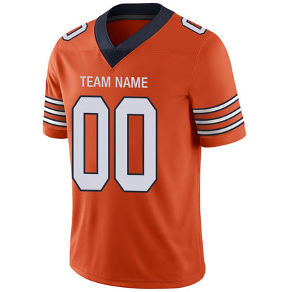 Custom Football Jerseys Team Player or Personalized Design Your Own Name for Men's Women's Youth Jerseys Navy