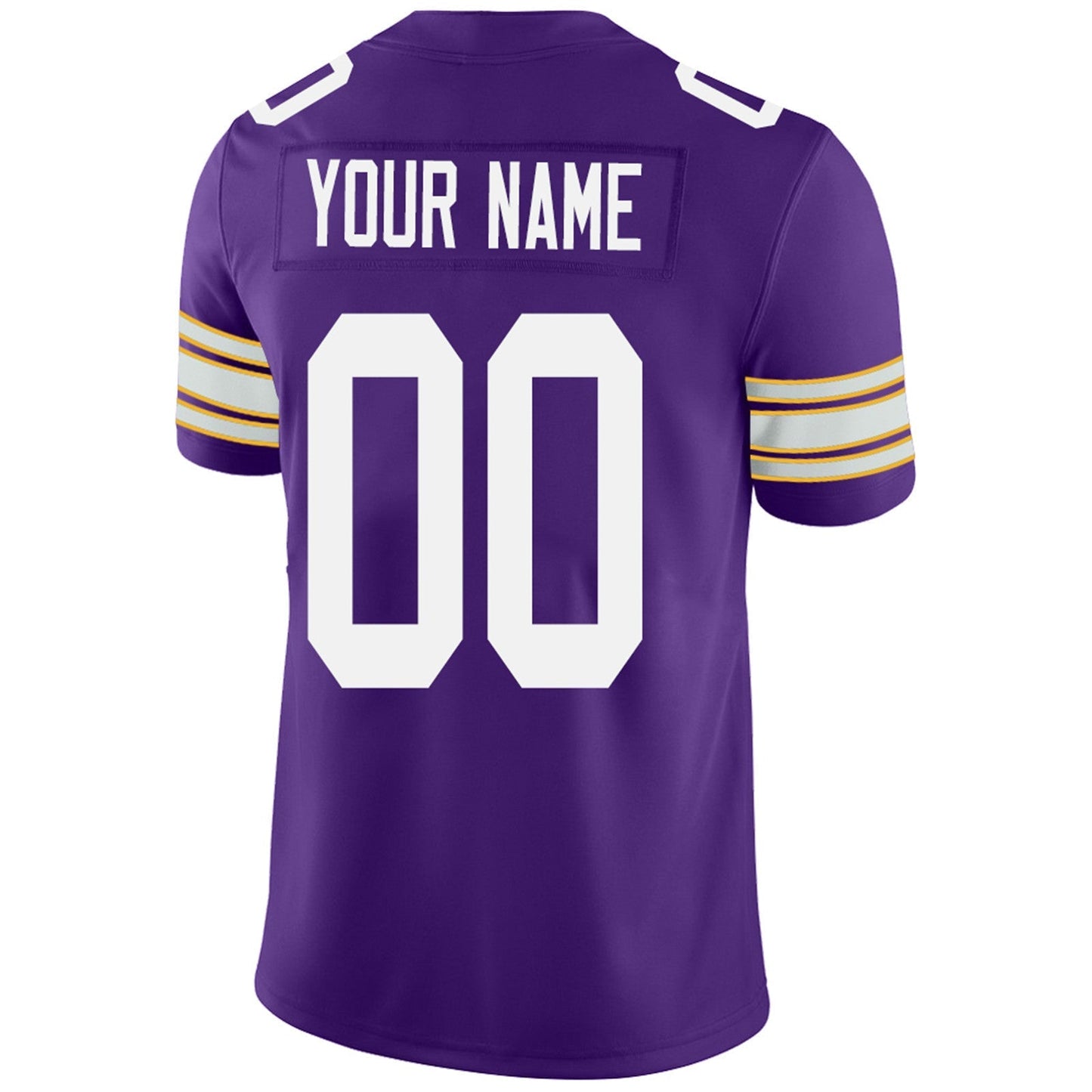 Custom Football Jerseys Team Player or Personalized Design Your Own Name for Men's Women's Youth Jerseys Purple