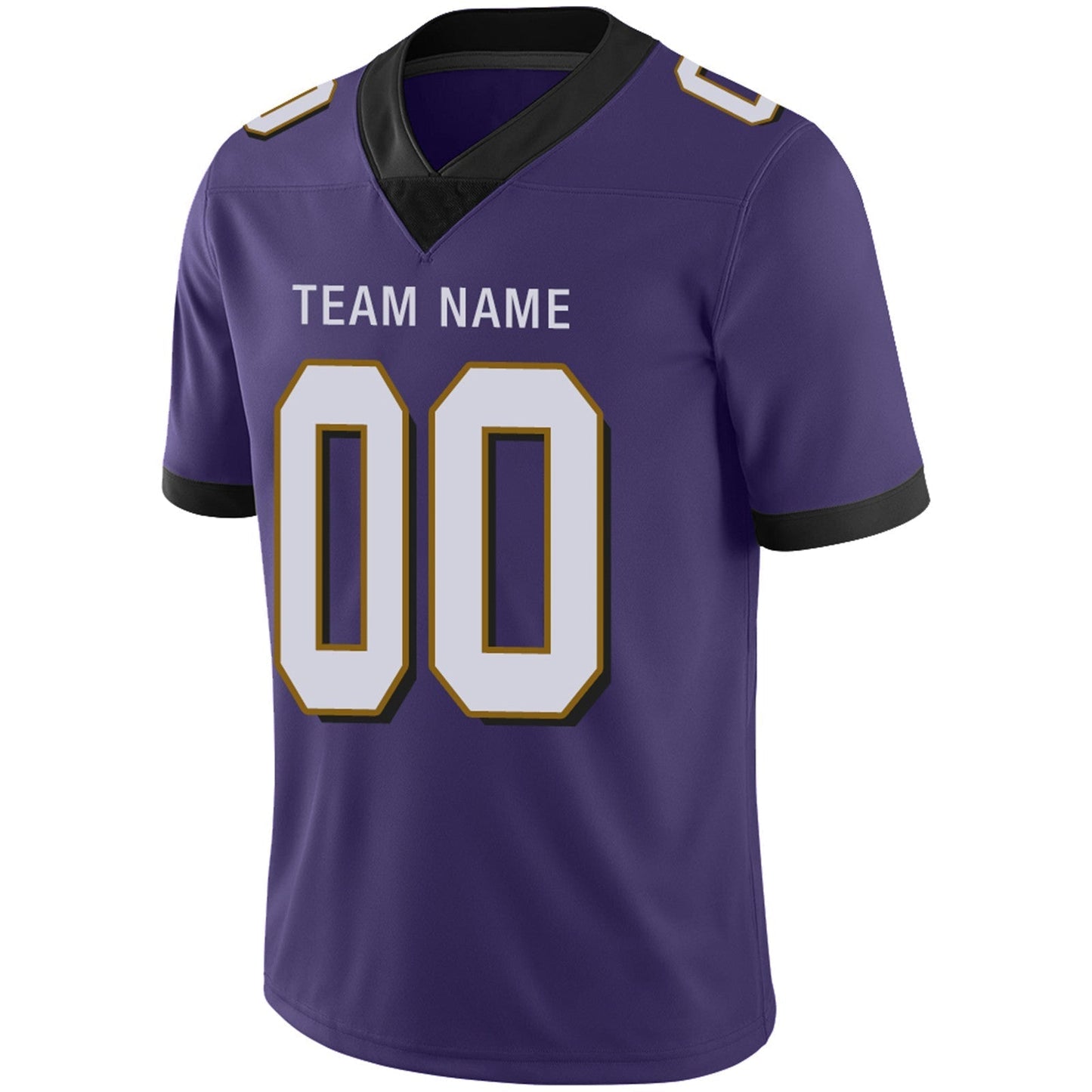 Custom Football JerseyS Team Player or Personalized Design Your Own Name for Men's Women's Youth Jerseys Purple