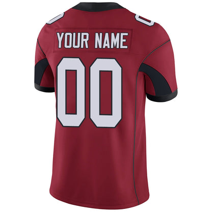 Custom Team Player or Personalized Design Your Own Name for Men's Women's Youth Jerseys Red Football Jerseys