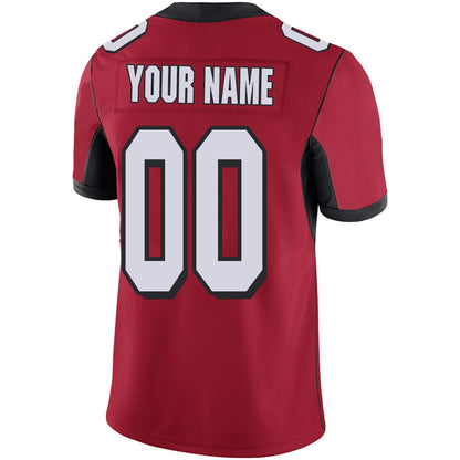 Custom Team Player or Personalized Design Your Own Name for Men's Women's Youth Jerseys Red Football Jerseys