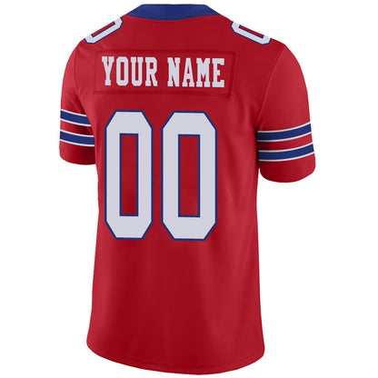 Custom Football Jerseys Team Player or Personalized Design Your Own Name for Men's Women's Youth Jerseys Royal