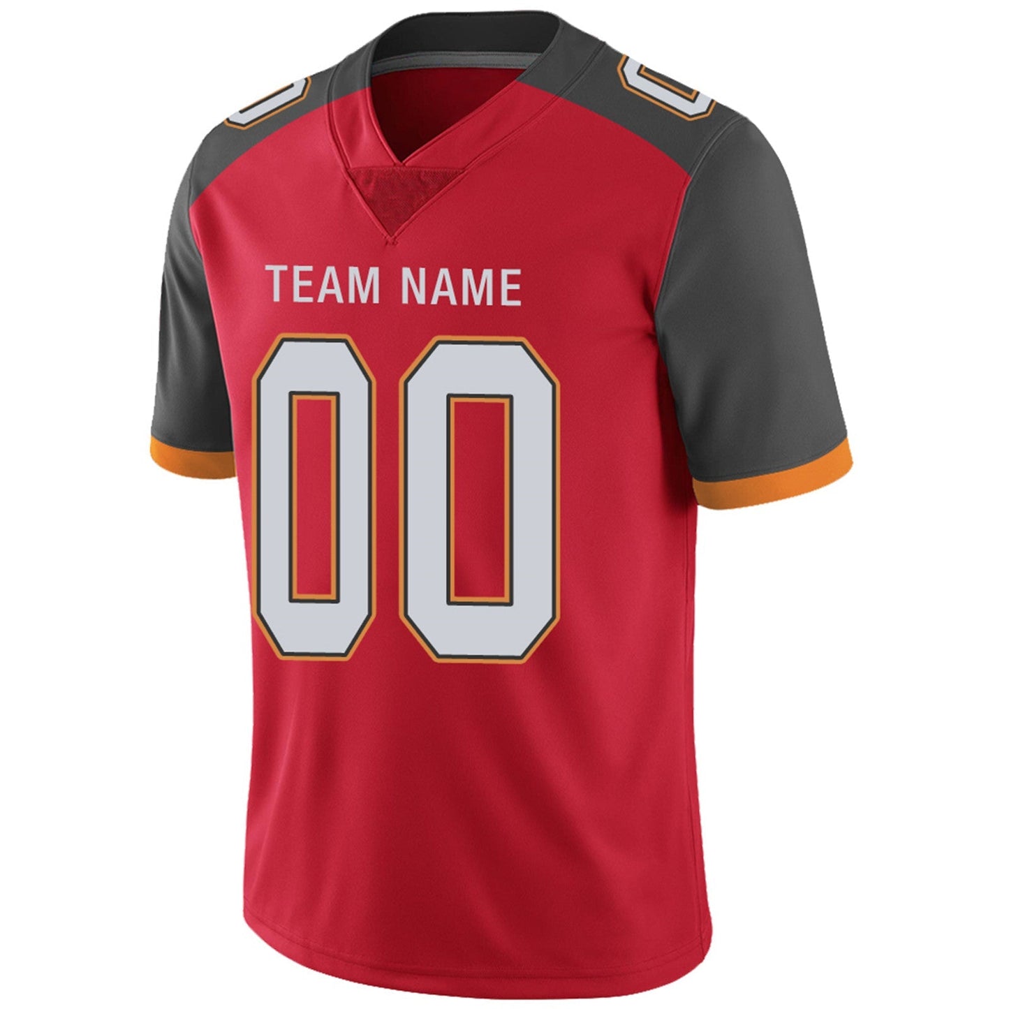 Custom Football Jerseys Team Player or Personalized Design Your Own Name for Men's Women's Youth Jerseys Red