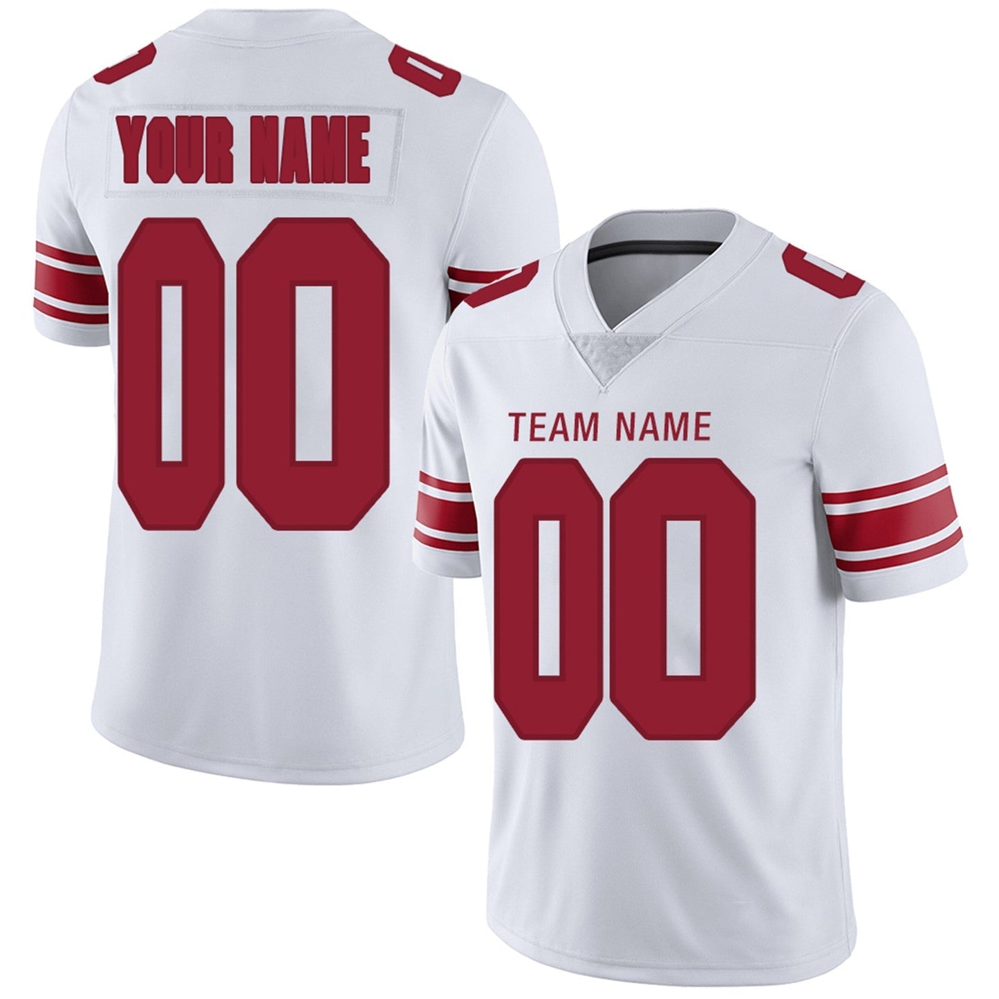 Custom Football Jerseys Team Player or Personalized Design Your Own Name for Men's Women's Youth Jerseys Navy