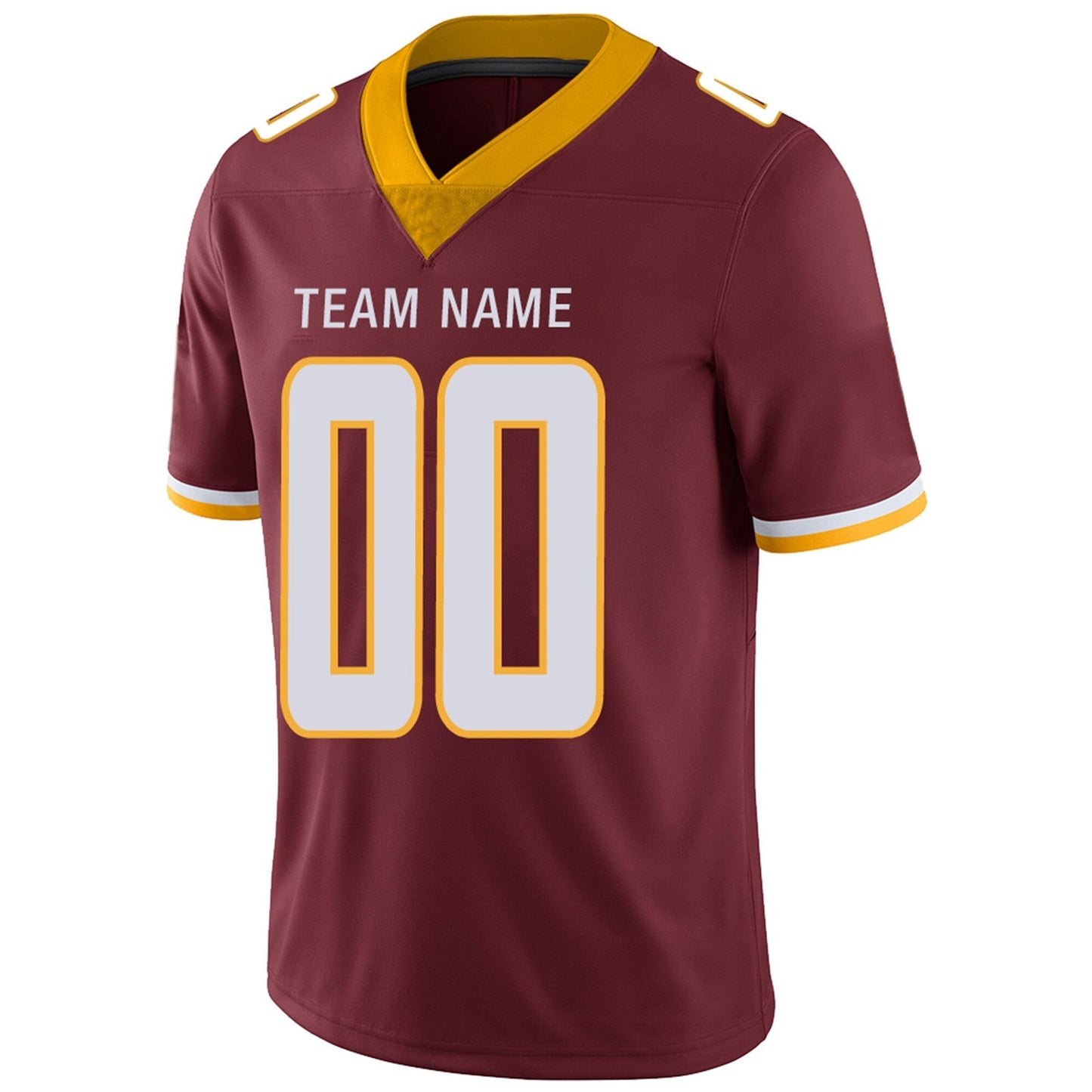 Custom Team Player or Personalized Design Your Own Name for Men's Women's Youth Jerseys Burgundy Football Jerseys