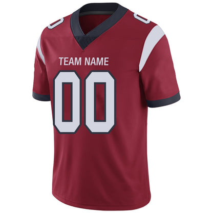 Custom Football Jerseys Team Player or Personalized Design Your Own Name for Men's Women's Youth Jerseys Navy