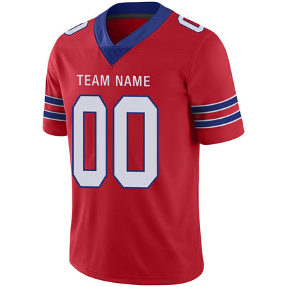 Custom Football Jerseys Team Player or Personalized Design Your Own Name for Men's Women's Youth Jerseys Royal